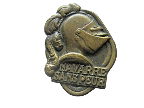 Broche Ancienne Régiment Infanterie Navarre - Métal Coloré - Référence 4522 - Bon état