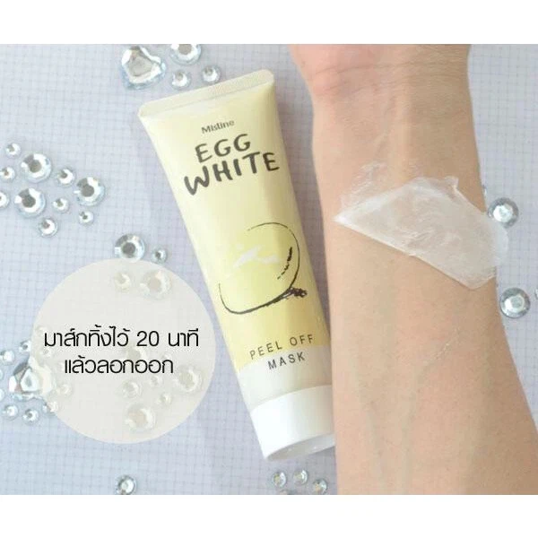 6 x Mistine Egg White 85g Whitening Poreless Anti-Blackhead Peel Off Facial Mask - Image 4 of 4