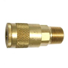 1/4 Inch Automotive Brass Coupler x 3/8 Inch Male NPT - CA461B