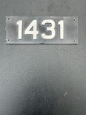 1973 Bristol Omnibus Leyland National JHU872L 1431 Bus Fleet Number Plate Badge