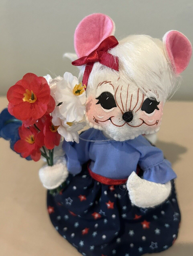 Annalee Dolls - 6" Patriotic Posies Mouse - New - Picture 2 of 3