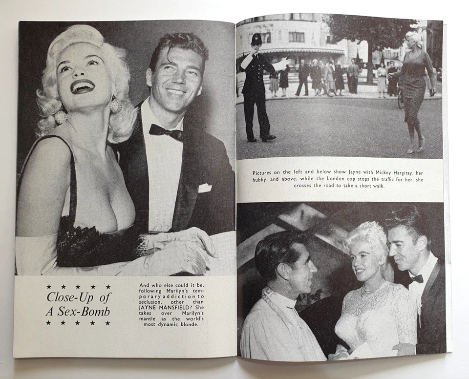 66 Magazine # 32 - Photos of Jayne Mansfield & Others - Vintage Glamour - 1958 Foto 4 de 4