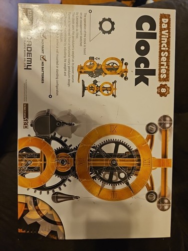 Academy Da Vinci GET-Uhr Modellbausatz - Plastikmodell Mit Zahnrädern Und Tourbillon