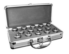 OZ Spannzangen-Satz &Oslash; 2-25 DIN 6388 B / 444E / 24 Zangen im Alu-Koffer