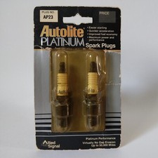 Autolite Platinum No. AP23 Spark Plugs 2 Pack Allied Auto USA Made 1991
