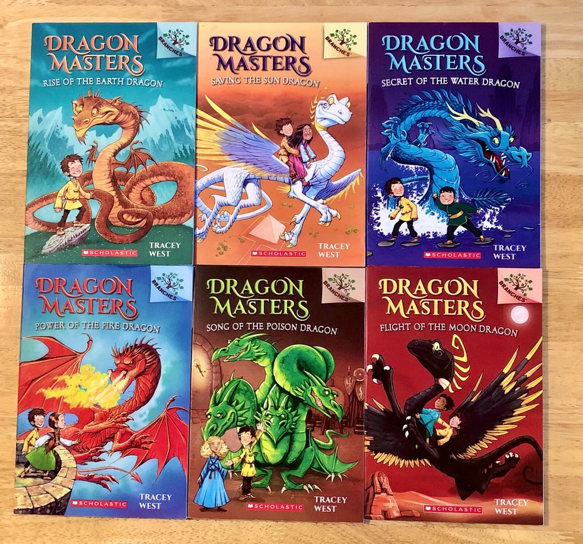 DRAGON MASTERS Books Vol 1-6 - Kid's Series by Tracey West