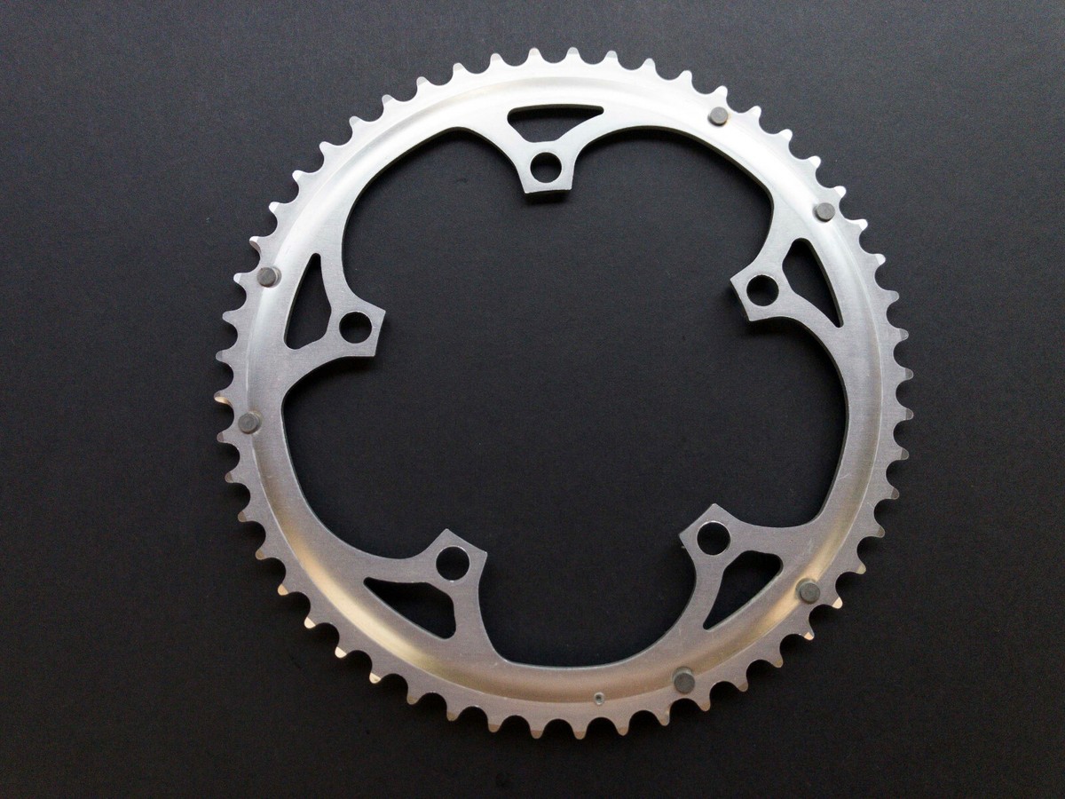 Plateau Campagnolo Centaur 39 Dents 135mm BCD - NOS - Acier Noir - Fabriqué En Italie