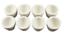 	Lot of 8 - # 8AM Mabor Cupel 1-3/4 Gold-Assay-Smelting-Refining-Melting-Cupels	