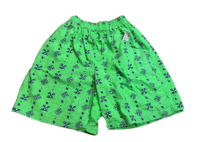 VTG 90 s Beach Boulevard Men s Surf Geometric Baggy Muscle Beach Shorts Size S