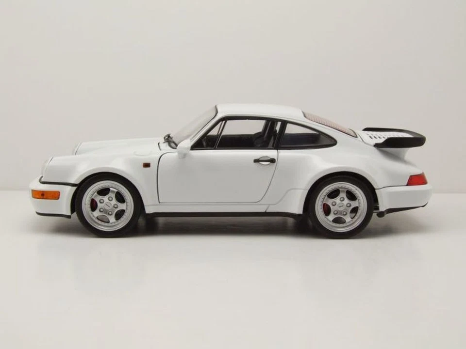 WELLY - Voiture de 2009 couleur blanche – PORSCHE 964 turbo - 1/18 - WEL18026... - Photo 3/4
