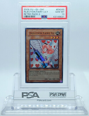 YUGIOH RP02-EN065 INJECTION FAIRY LILY ULTRA RARE HOLO PSA 10 GEM