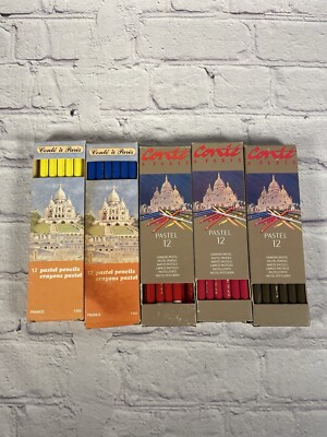 Conte a Paris: Crayon Pastel - 12 Ct Pastel Pencils -Single Color per Box- READ