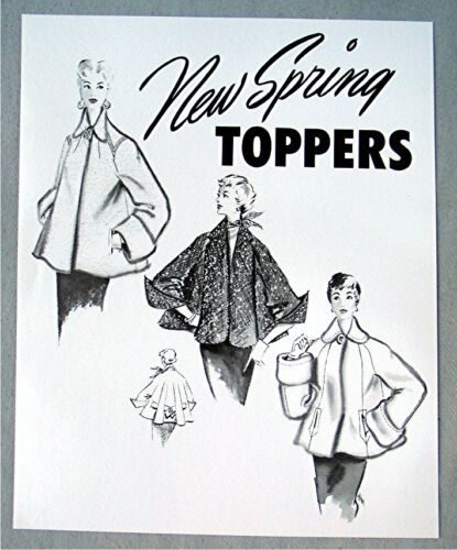 Vintage Fashion Advertising Drawings - Picture 2 of 4