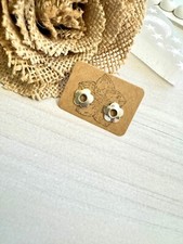 Sterling Silver Flower stud earrings, 925 Daisy Earrings ,Flower Stud Earrings