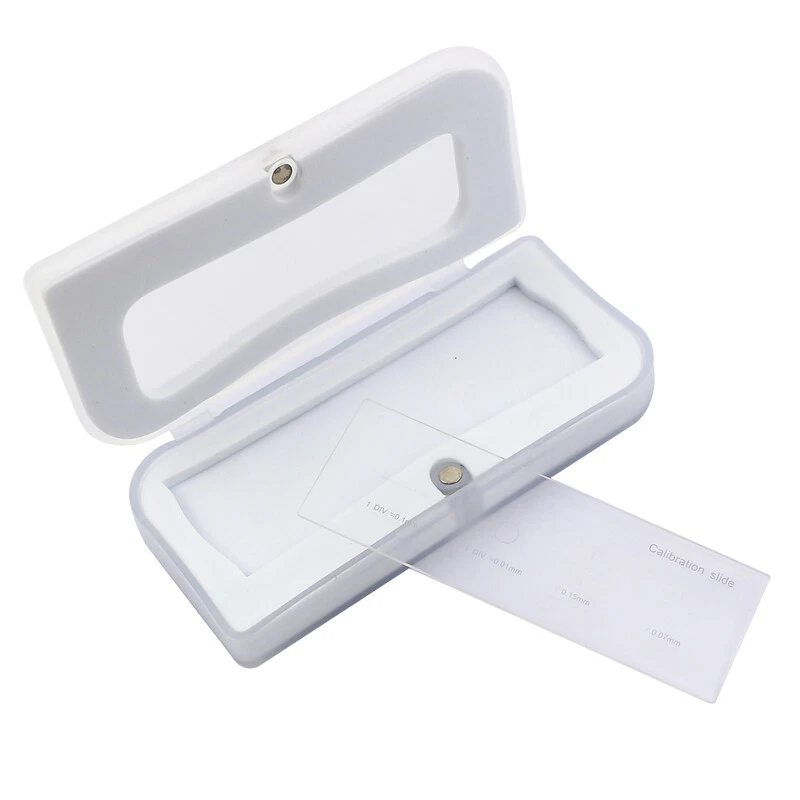 Corss Dot 0.01MM Microscope Stage Micrometer Calibration Slide w/ 4-Scales - Image 4 of 4