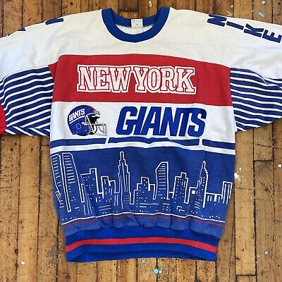 Vintage Nike 80's NEW YORK GIANTS / NFL Large Skyline