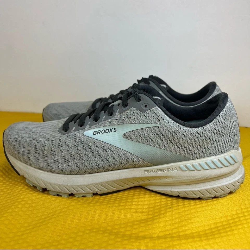 Zapatos para correr Brooks Ravenna 11 azul claro gris aleación para mujer 9 Foto 3 de 4