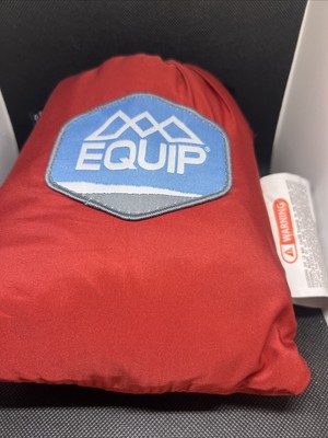 Equip One Person Portable Hammock Camping Backyard, Outdoors, Hiking, Forest Red