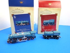 Hallmark Keepsake Ornaments Lionel Blue Comet Steam Locomotive with Oil Tender