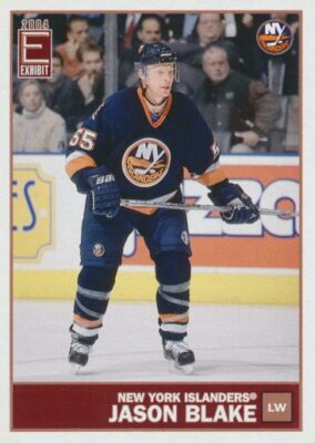 2003-04 Pacific Exhibit #91 JASON BLAKE - New York Islanders