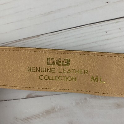 NWT Vintage DEB Fashion Leather Belt Boho 70s 80s sz M/L | eBay display picture 3