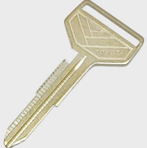 Toyota Metal Key Blank Uncut Master 90999-00153 F/S Genuine OEM New - Picture 2 of 4