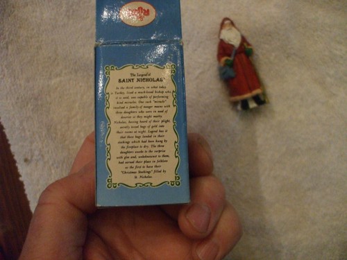 Russ Berrie The Legend Of St. Nicholas Miniature SculptStone Figurine #14060 - Picture 2 of 3