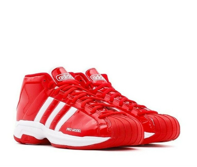adidas pro model all red