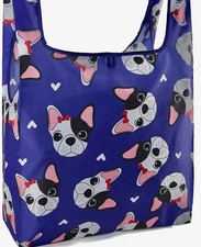 FRENCH BULLDOG Shopping TOTE BAG  New FRENCHIES Foldable PUPPIES Cute GIFT