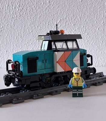 Lego Züge - Diesel Rangierwagen NUR aus Set 60509 Hafen Güterzug