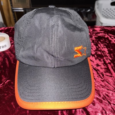 Starter Hat Black And Orange Light Weight  Youth