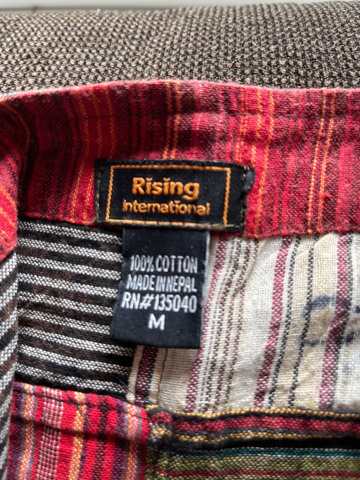 Rising International Patchwork Overalls, Nepal, S… - image 9