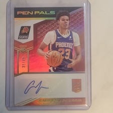 Panini 2019-20 Donruss Elite Pen Pals Rookie Autograph /49 Cameron Johnson Suns