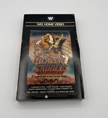 Vintage Mel Brooks Blazing Saddles-Big Box Gatefold VHS-1979