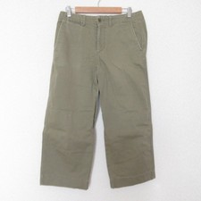 POLO RALPH LAUREN Boy Crop Chino Pants, Size 4, Khaki Women USED