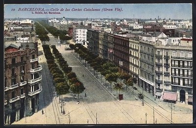 Ansichtskarte Barcelona, Calle de las Cortes Catalanas 