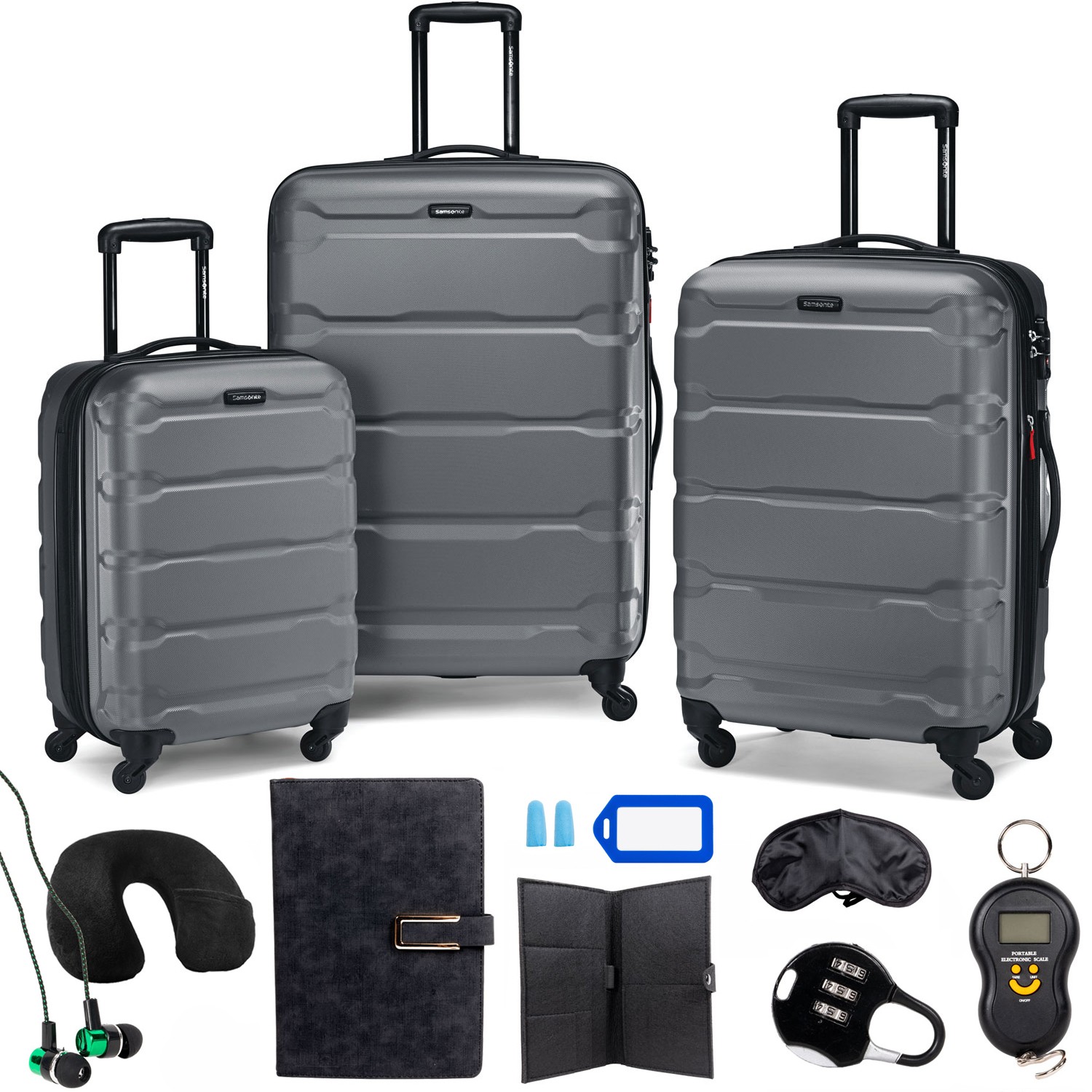 Spinner Set,charcoal W/10pc Accessory Kit