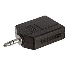 3.5mm Stereo Plug to 2x6.35mm Stereo Jack Splitter Audio Cable M to F Adapter
