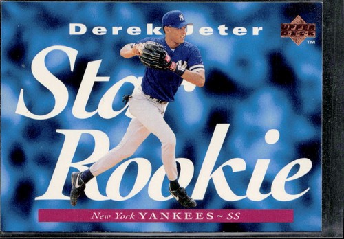 Derek Jeter [Electric Diamond Gold] #225 1995 Upper Deck card