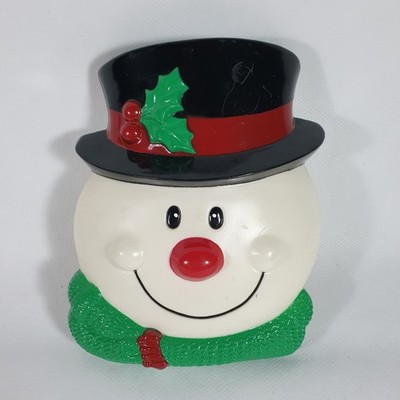 Vintage Schneemann Fenster hängend Blasform Weihnachten Ostern unbegrenzt blinkend 