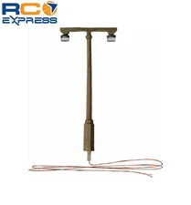 Woodland Scenics HO Street Lights Twin. Lamp 3 WOOJP5676