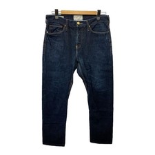 Nanamica Straight Denim Pants 32 Blue Plain Casual Used