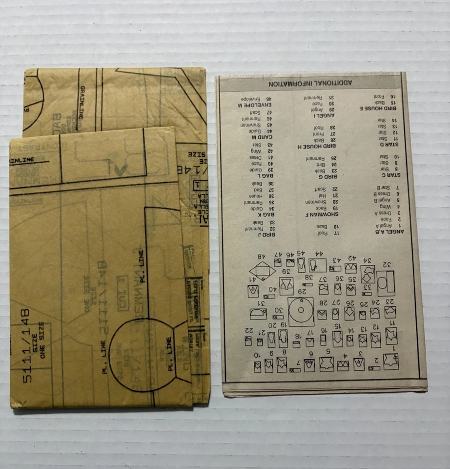 Butterick No Sew Pattern 5111 Family Fun Crafts Christmas - Image 3 of 3