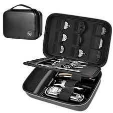 Barber Accessories Bag for Clippers and Supplies, Mens Hair Trimmers Box, Por...