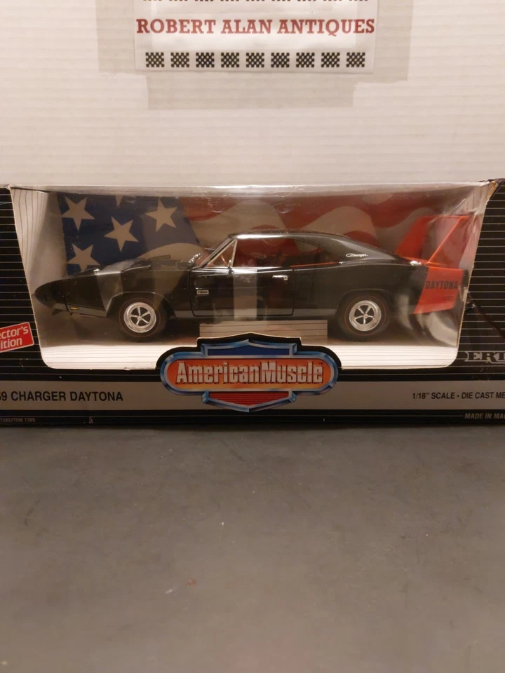 Dodge Charger Dayton 1969 ERTL AMERICAN MUSCLE 1/18 EDICIÓN COLECCIONISTA BONITO RÁPIDO Foto 2 de 4