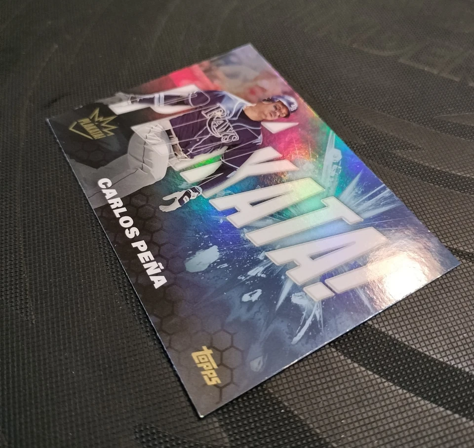 Cartel Carlos Peña 2025 Topps Serie 1 Foto 4 de 4