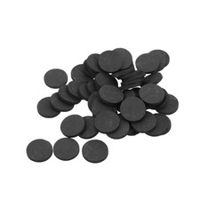 50pcs High Purity Graphite Electrode Disc 14cm - Round Graphite Block Disk
