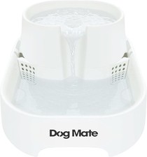 Dog Mate Large Pet Fountain for Dogs and Cats with Included Filter -