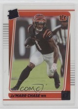 2021 Panini Clearly Donruss Rated Rookie Purple Ja'Marr Chase #63 16xu