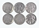 1930-1937 XF/AU Better Condition: Great Detail in Buffalo Horn 6 Coin Lot *899